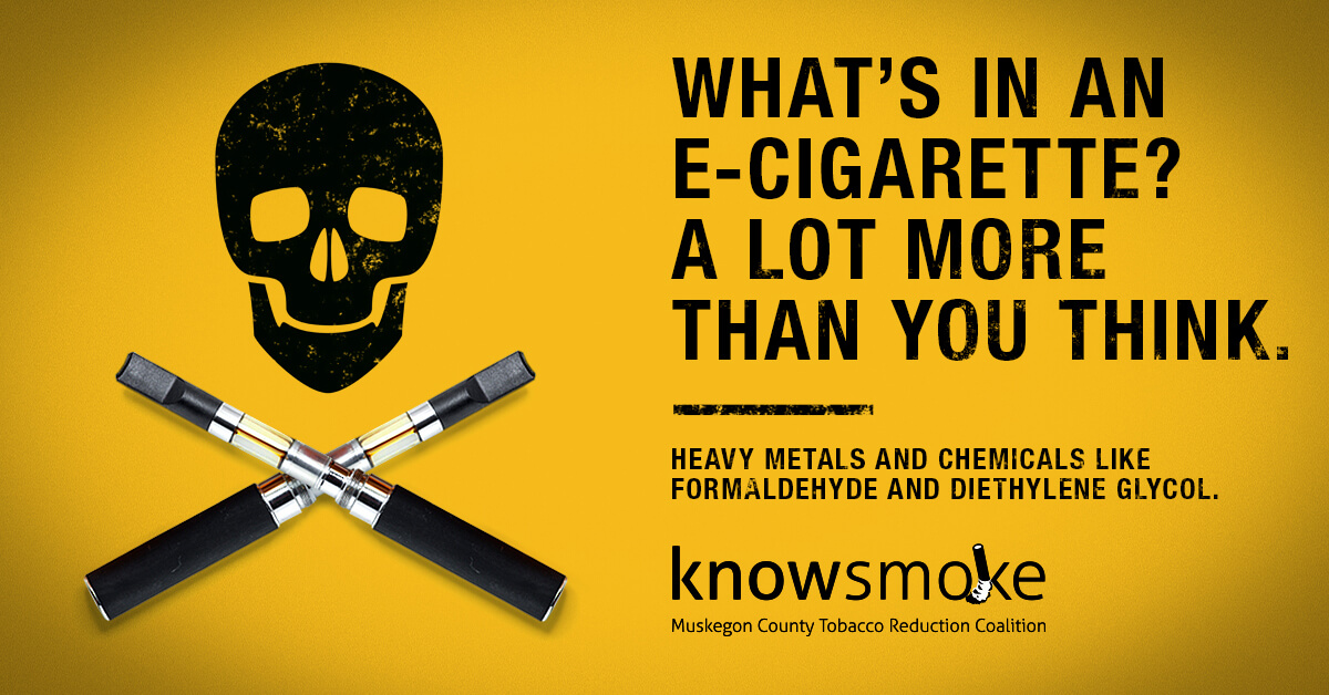 What's in an e-cigarette? A lot more than you think. Heavy metals and chemicals like formaldehyde and diethylene glycol